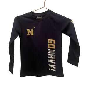 Under Armour Naval Academy/Navy Soccer size 5 Long Sleeve Shirt